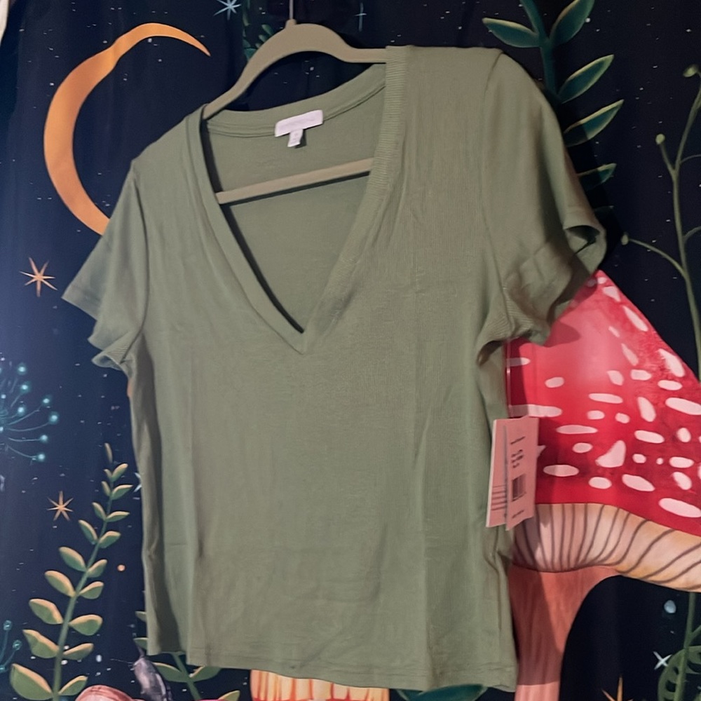 Beyond Yoga Cropped Ribbed Tee